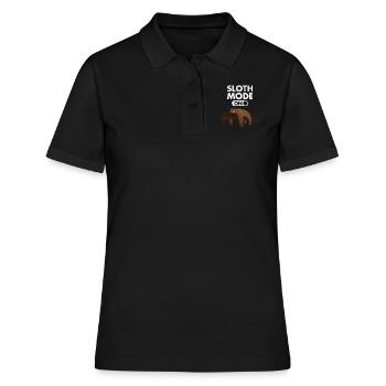 Sloth Mode (On) - Polo Femme - noir - Devant - Ailine (174cm)
