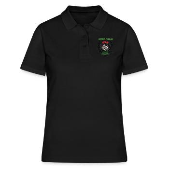 Fléchettes Fléchettes Dartboard Lancer Flèche - Polo Femme - noir - Devant - Ailine (174cm)