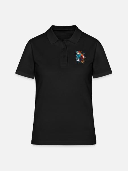 sport - Polo Femme - noir