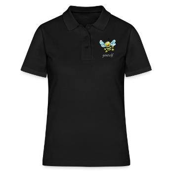 Être (e) vous-même - Polo Femme - noir - Devant - Ailine (174cm)