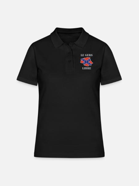 gerslibre - Polo Femme - noir