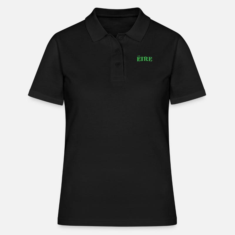 Irlande Irlande Eire St Patricks Day Cadeau Irish - Polo Femme - noir