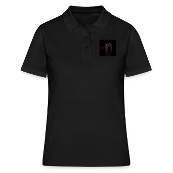 chat noir chat chaton - Polo Femme - noir - Devant - Ailine (174cm)