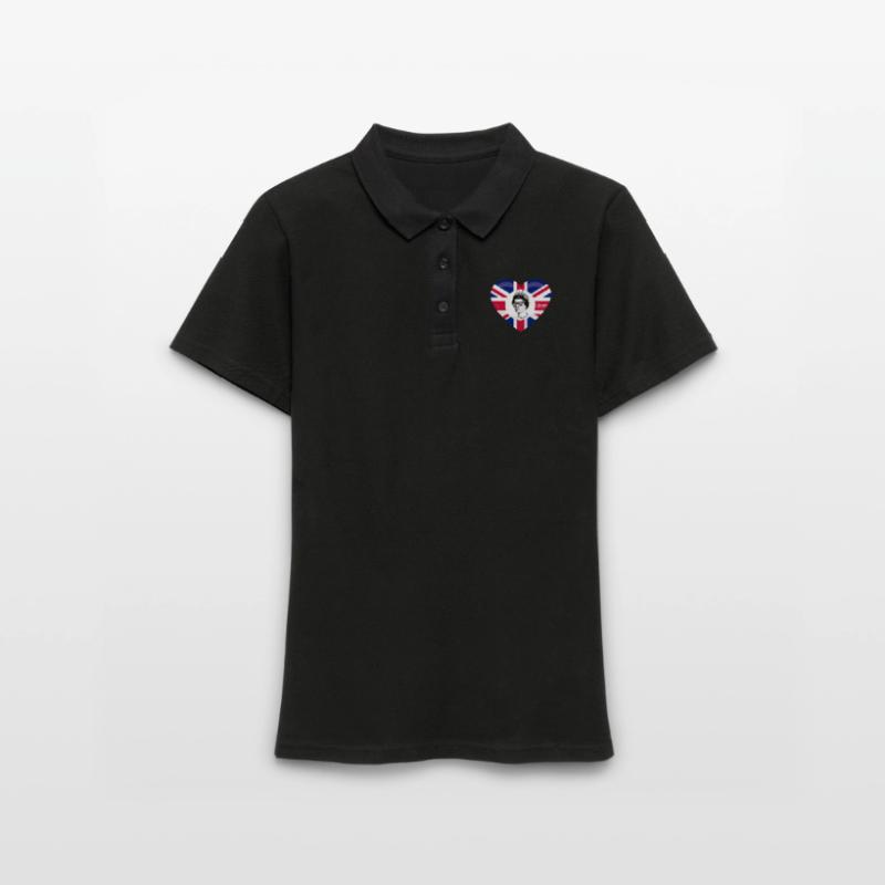 British Queen Monarchy Platinum Jubilee 70th yr Women's Polo Shirt