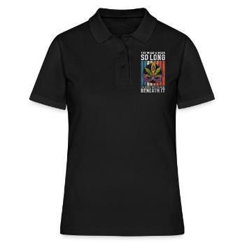 Party Parade Kostümfest Schutz - Frauen Polo Shirt - Schwarz - Vorne - Ailine (174cm)
