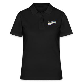 Awareness Mental Health Healing Is Not Linear - Frauen Polo Shirt - Schwarz - Vorne - Ailine (174cm)