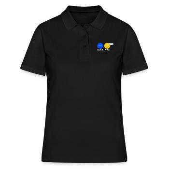 Proton Electron Être Positif - Polo Femme - noir - Devant - Ailine (174cm)