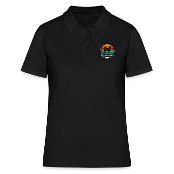 Alaskan Klee Kai - Frauen Polo Shirt - Schwarz - Vorne - Ailine (174cm)
