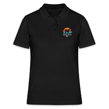 Alaskan Klee Kai - Frauen Polo Shirt - Schwarz - Vorne - Ailine (174cm)