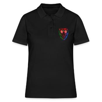 Eritrea - Frauen Polo Shirt - Schwarz - Vorne - Ailine (174cm)