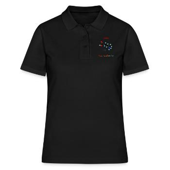 GABA - Rosie Aldrich - Frauen Polo Shirt - Schwarz - Vorne - Ailine (174cm)
