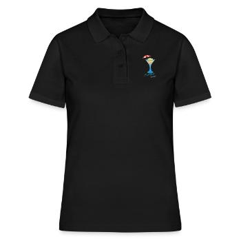 Cadeau de vacances de parapluie de soleil d'été - Polo Femme - noir - Devant - Ailine (174cm)