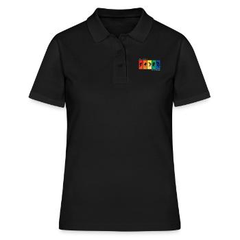 Football américain - Polo Femme - noir - Devant - Ailine (174cm)