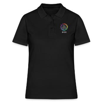 pH Skala Lustiges Chemiker Spaß Witz Fun Geschenk - Frauen Polo Shirt - Schwarz - Vorne - Ailine (174cm)