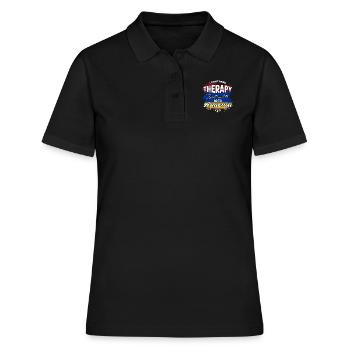 Ich brauche keine Therapie, ich brauche Armenien - Frauen Polo Shirt - Schwarz - Vorne - Ailine (174cm)
