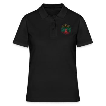 Lithuania roots - Women's Polo Shirt - black - Front - Ailine (174cm)
