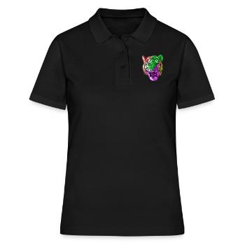 Droits des animaux tigres - Polo Femme - noir - Devant - Ailine (174cm)