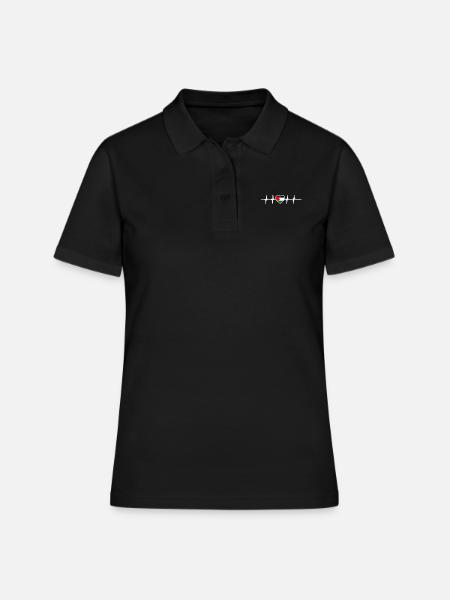 Palästina Herkunft Land - Frauen Polo Shirt - Schwarz