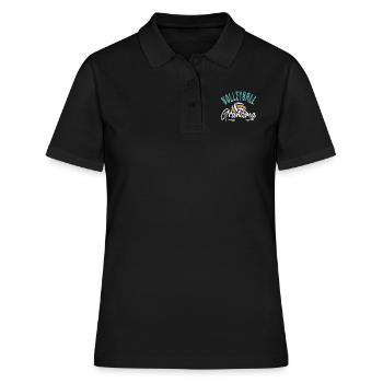 Volleyball Grandma - Women's Polo Shirt - black - Front - Ailine (174cm)