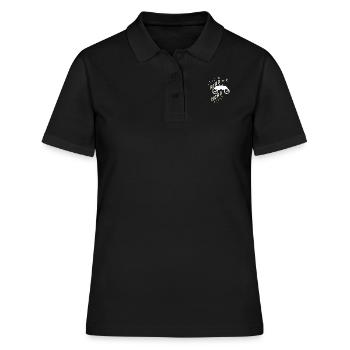 Ornithologie ornithologie oiseau regarder cadeau - Polo Femme - noir - Devant - Ailine (174cm)