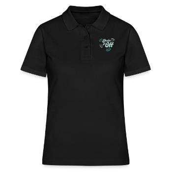 Shake It Off - Frauen Polo Shirt - Schwarz - Vorne - Ailine (174cm)