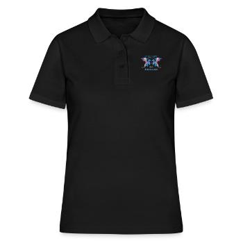 Sei immer du selbst - Sei immer ein Drache - Frauen Polo Shirt - Schwarz - Vorne - Ailine (174cm)