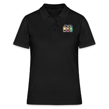 Shakespeare quote spoiler Hamlet teacher gift - Women's Polo Shirt - black - Front - Ailine (174cm)