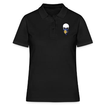 Kosovo Skull Tee Shirt - Kosovo - Polo Femme - noir - Devant - Ailine (174cm)