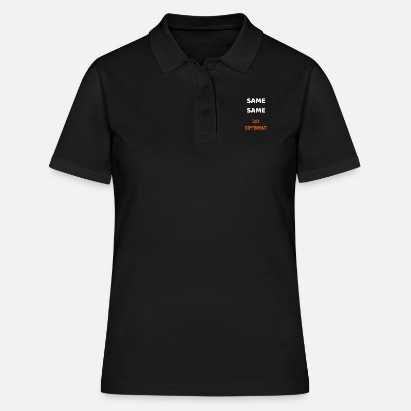 SAME SAME BUT DIFFERENT - Polo Femme - noir