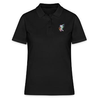 Jupe haut breakdance - Polo Femme - noir - Devant - Ailine (174cm)