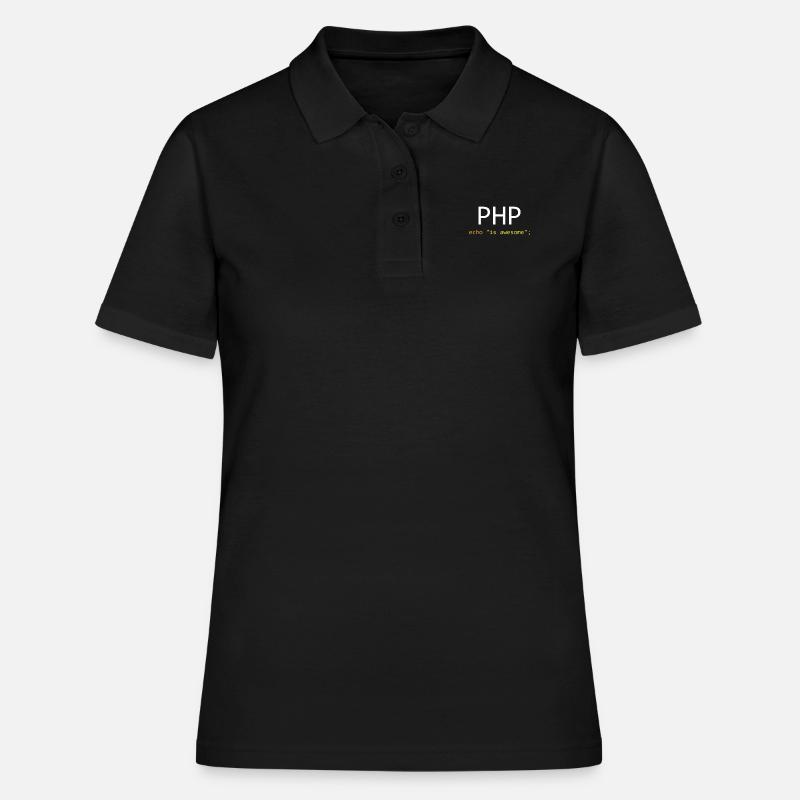 PHP is awesome - Polo Femme - noir