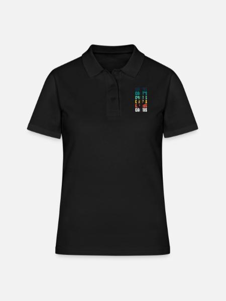 Cactus Cactus Cactus - Polo Femme - noir