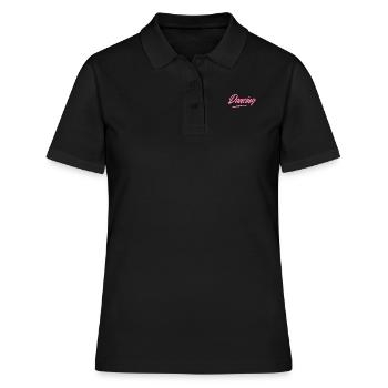 Danse Danse Maman - Polo Femme - noir - Devant - Ailine (174cm)