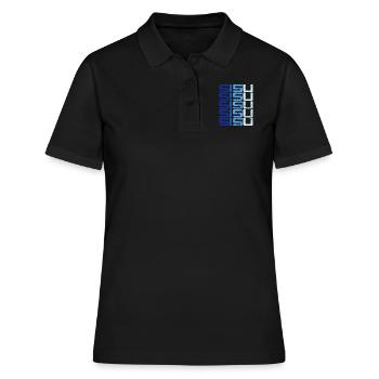 Sisu Finlande Finnois Suomi - Polo Femme - noir - Devant - Ailine (174cm)