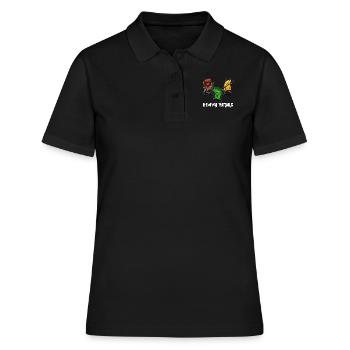 Chemie Schwermetalle Wissenschaft - Frauen Polo Shirt - Schwarz - Vorne - Ailine (174cm)