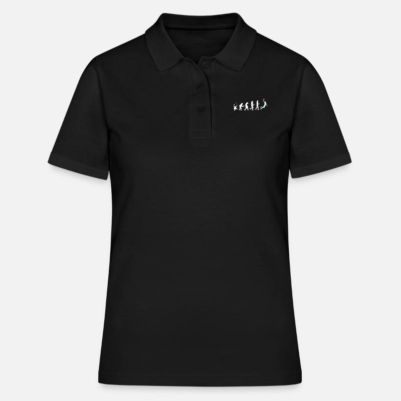 Evolution du basket - Polo Femme - noir