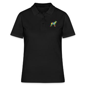 rottweiler - Polo Femme - noir - Devant - Ailine (174cm)