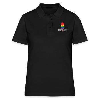 lgBT - Polo Femme - noir - Devant - Ailine (174cm)