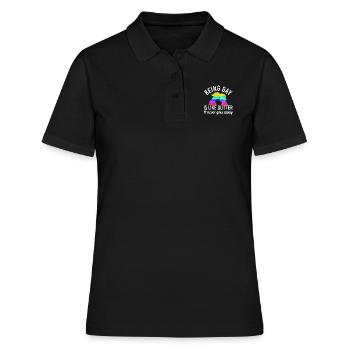 lgBT - Polo Femme - noir - Devant - Ailine (174cm)