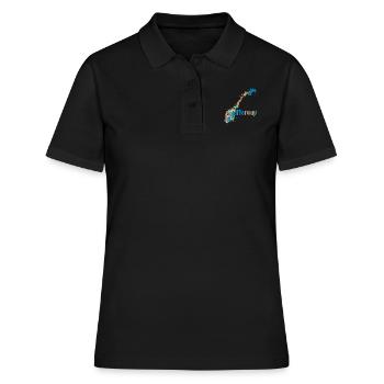 Norvège Scandinavie - Polo Femme - noir - Devant - Ailine (174cm)