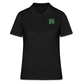 Chien élevage de chiens éleveurs élevages chiots - Polo Femme - noir - Devant - Ailine (174cm)