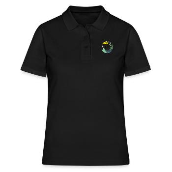 aperture elements weather gift - Women's Polo Shirt - black - Front - Ailine (174cm)