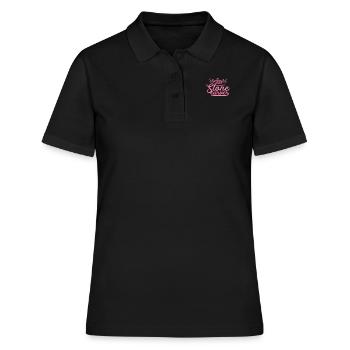 Steine schnitzen Steinhauer Stein Steinmetz Mama - Frauen Polo Shirt - Schwarz - Vorne - Ailine (174cm)