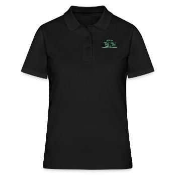 Taiji Taichi Fighter Tai Chi Tai Chi Chuan - Polo Femme - noir - Devant - Ailine (174cm)