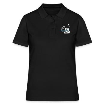 chien de traîneau - Polo Femme - noir - Devant - Ailine (174cm)