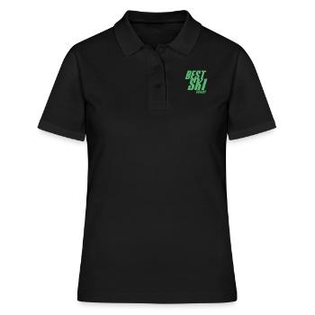 moniteur de ski - Polo Femme - noir - Devant - Ailine (174cm)