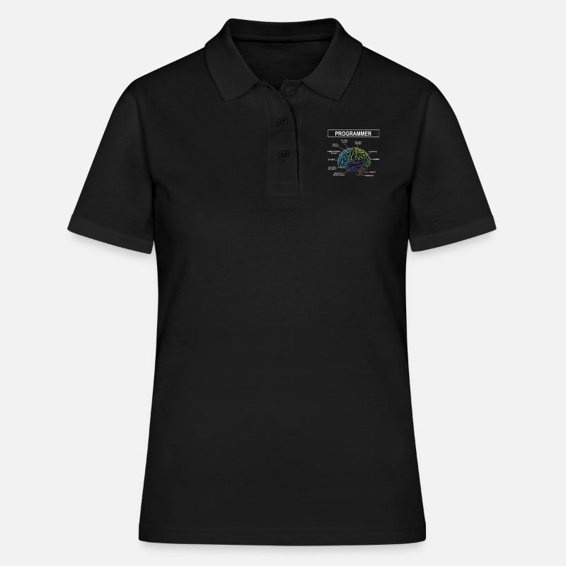 Programmeurs - Polo Femme - noir