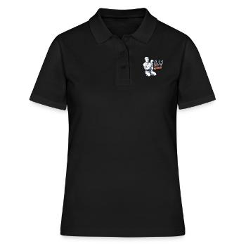 BJJ Papa - BJJ Jiu-Jitsu, Grappling et MMA Gift - Polo Femme - noir - Devant - Ailine (174cm)