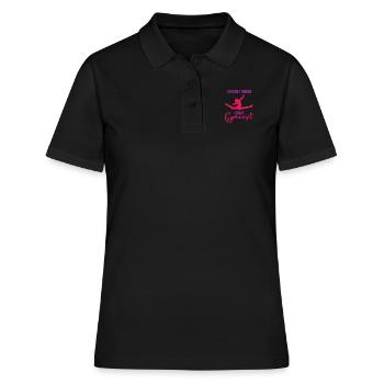Turnen Turner - Frauen Polo Shirt - Schwarz - Vorne - Ailine (174cm)