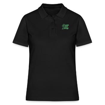 Electricité Energie solaire Energie solaire Energie solaire Energie solaire - Polo Femme - noir - Devant - Ailine (174cm)